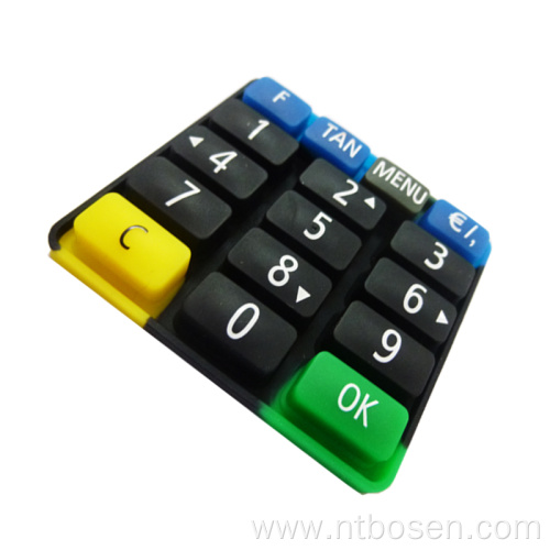 Customize High Quality Silicone Rubber Membrane Keypad Button Keycaps